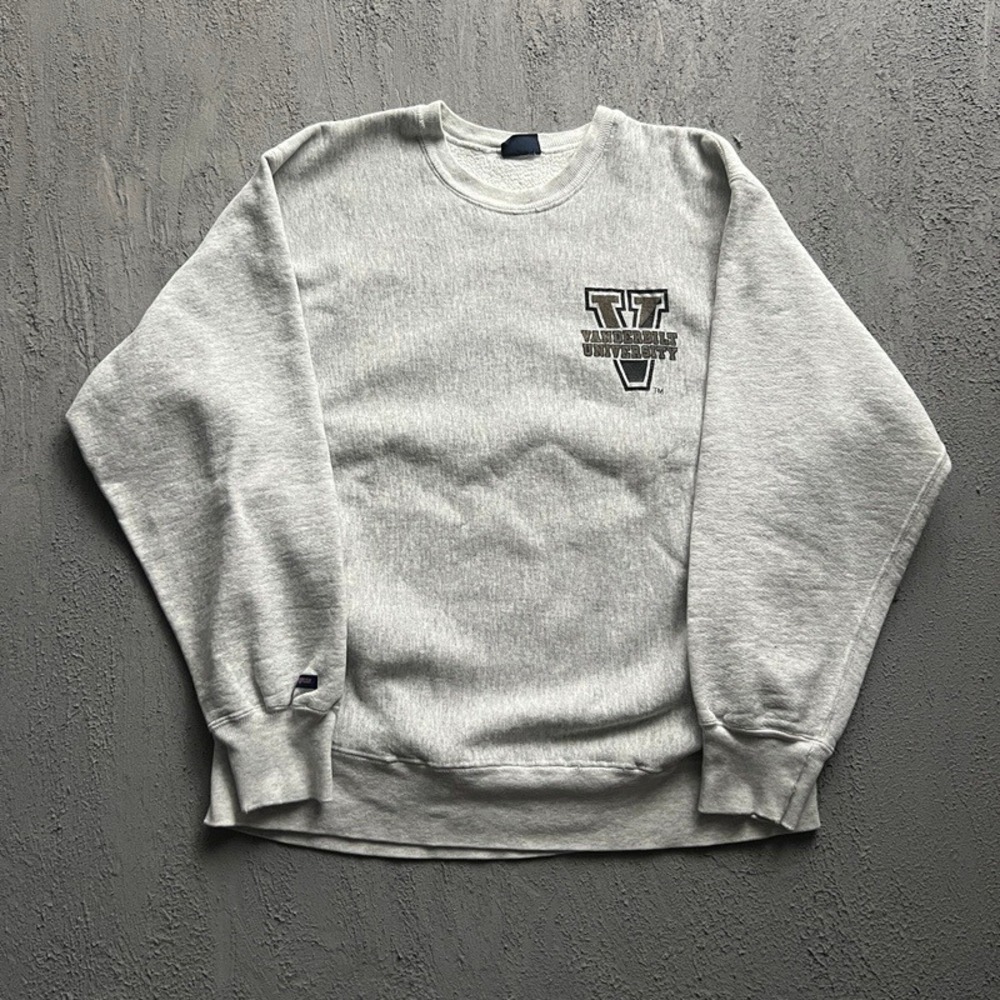 Vintage Vanderbilt University Sweatshirt Mens Large Grey 1990s Jansport